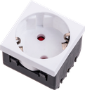 45 X 45 Single Mains Socket (450 Angled)