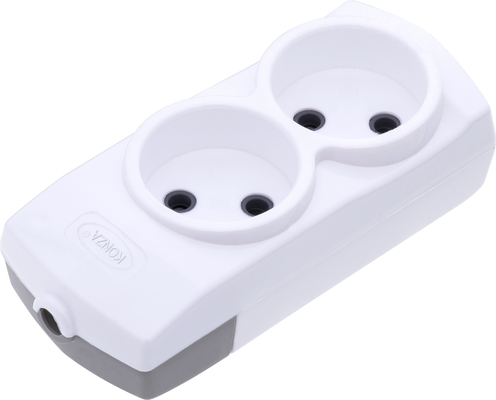 [2100] 2 Gang Unearthed Terminal Group Socket