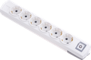 6 GANG EARTHED GROUP SOCKET + SWITCH