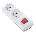 2 Gang Switched with UPS With Terminal Group Socket (Child-Safe)