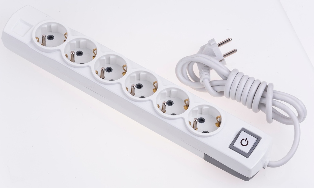 [6011-3U] 6 UPS مؤرض 3 م مع كابل مع مفتاح مأخذ مجموعة