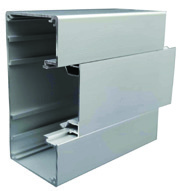 [KON 04 6002] 50X100 ALÜMİNYUM KABLO KANALI 1 METRE