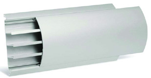 [KON 04 6003] 20x90 Aluminium Fishbone Cable Trunking 1 Metre