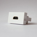 45 X 22.5 HDMI Input Output Female Flat