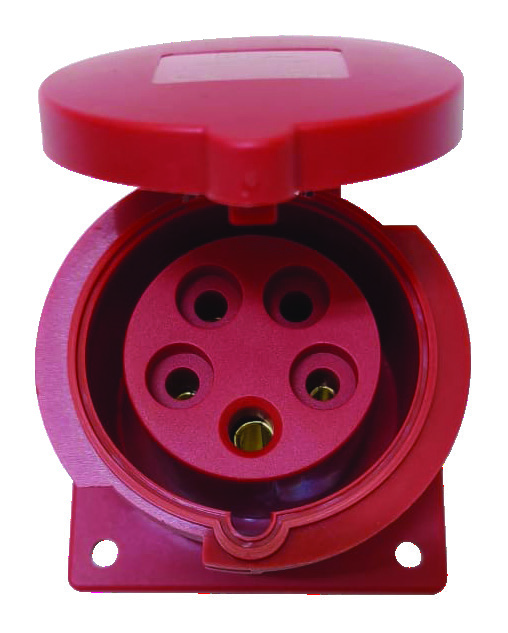 5X16A Three-Phase Covered Machine Socket